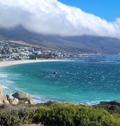 Uitzicht over Camps Bay Kaapstad